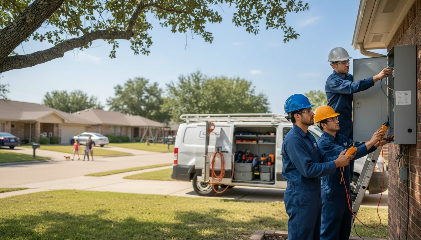 Certified electrician providing emergency electrical services in Baconton, GA